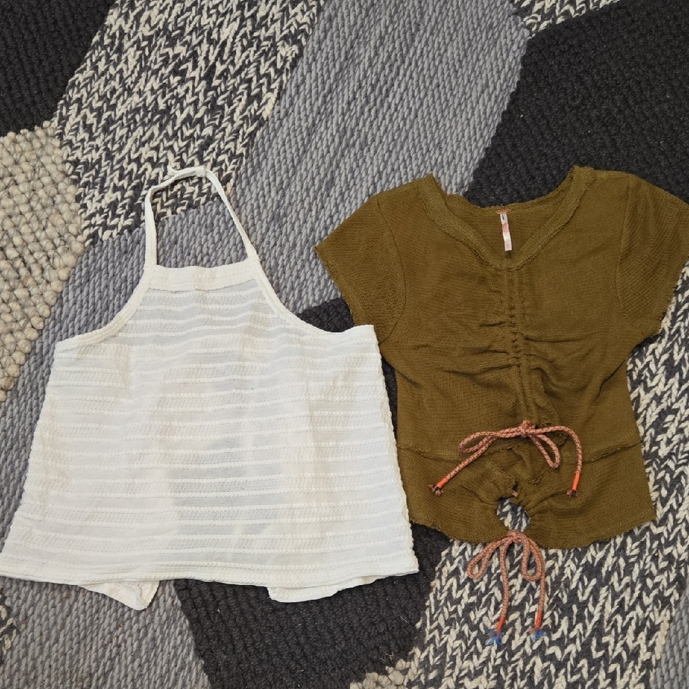 2 FREE PEOPLE TOPS! SIZE XS